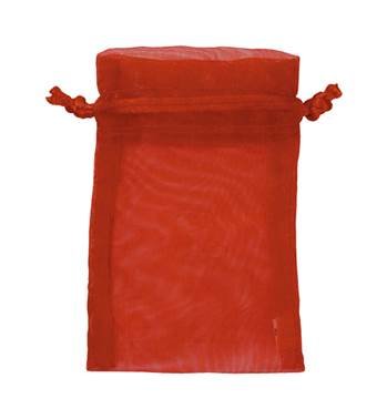red organza drawstring bag 27249-bx